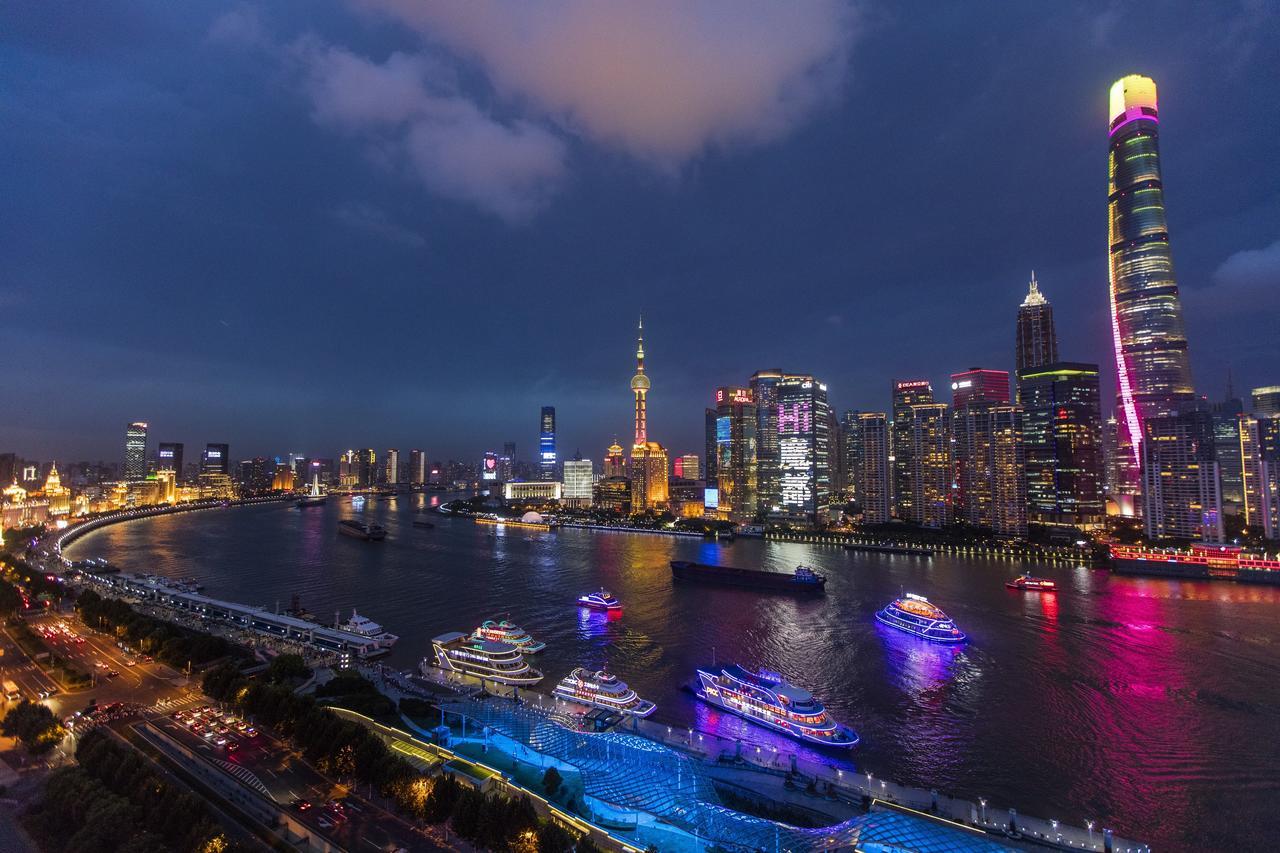 Hotel Wanda Reign on the Bund Shanghai Exterior foto